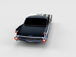 1959 cadillac eldorado 62 series coupe rev 3D Модель