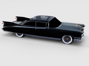 1959 cadillac eldorado 62 series coupe rev 3D Модель
