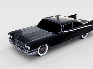 1959 cadillac eldorado 62 series coupe rev 3D Модель