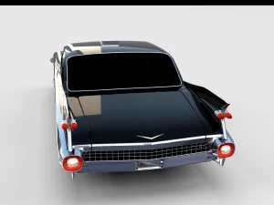 1959 cadillac eldorado 62 series coupe rev 3D Model