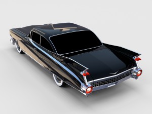1959 cadillac eldorado 62 series coupe rev 3D Модель