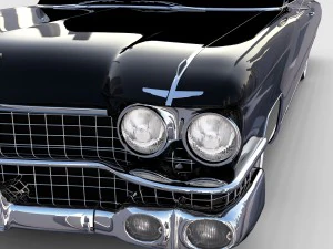 1959 cadillac eldorado 62 series coupe rev 3D Model