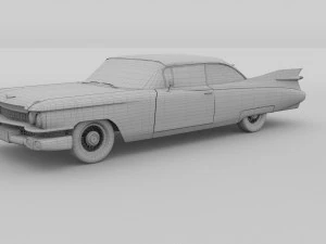 1959 cadillac eldorado 62 series coupe rev 3D Model