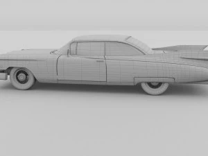 1959 cadillac eldorado 62 series coupe rev 3D Model