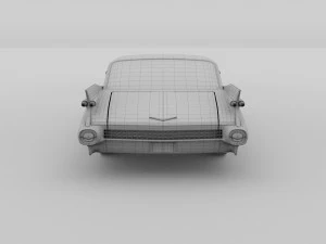 1959 cadillac eldorado 62 series coupe rev 3D Model