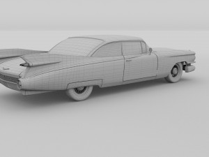 1959 cadillac eldorado 62 series coupe rev 3D Модель