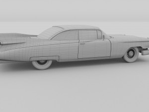 1959 cadillac eldorado 62 series coupe rev 3D Модель