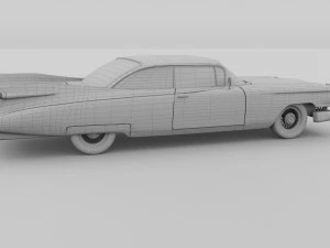 1959 cadillac eldorado 62 series coupe rev 3D Model