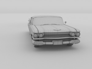 1959 cadillac eldorado 62 series coupe rev 3D Модель