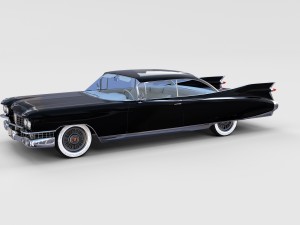 1959 cadillac eldorado coupe rev 3D 模型