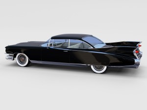 1959 cadillac eldorado coupe rev 3D 模型