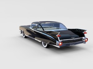 1959 cadillac eldorado coupe rev 3D 模型