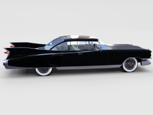 1959 cadillac eldorado coupe rev 3D 模型