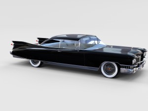 1959 cadillac eldorado coupe rev 3D 模型