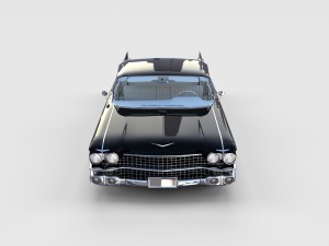 1959 cadillac eldorado coupe rev 3D 模型