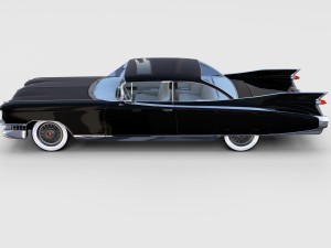 1959 cadillac eldorado coupe rev 3D 模型