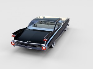 1959 cadillac eldorado coupe rev 3D 模型