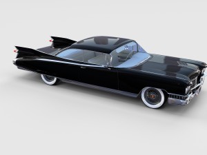 1959 cadillac eldorado coupe rev 3D 模型