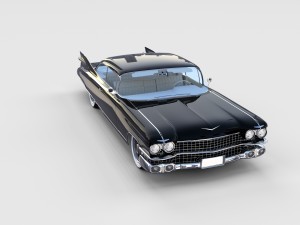 1959 cadillac eldorado coupe rev 3D 模型