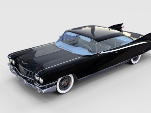 1959 cadillac eldorado coupe rev 3D 模型