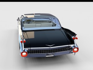 1959 cadillac eldorado coupe rev 3D 模型