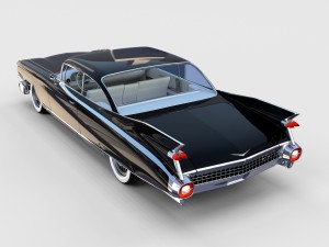 1959 cadillac eldorado coupe rev 3D 模型