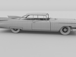 1959 cadillac eldorado coupe rev 3D 模型