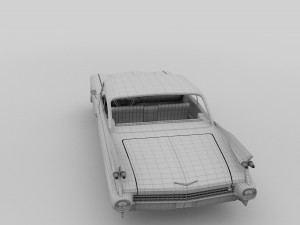 1959 cadillac eldorado coupe rev 3D 模型