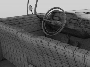 1959 cadillac eldorado coupe rev 3D 模型