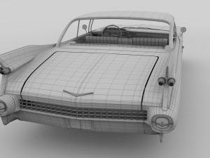 1959 cadillac eldorado coupe rev 3D 模型