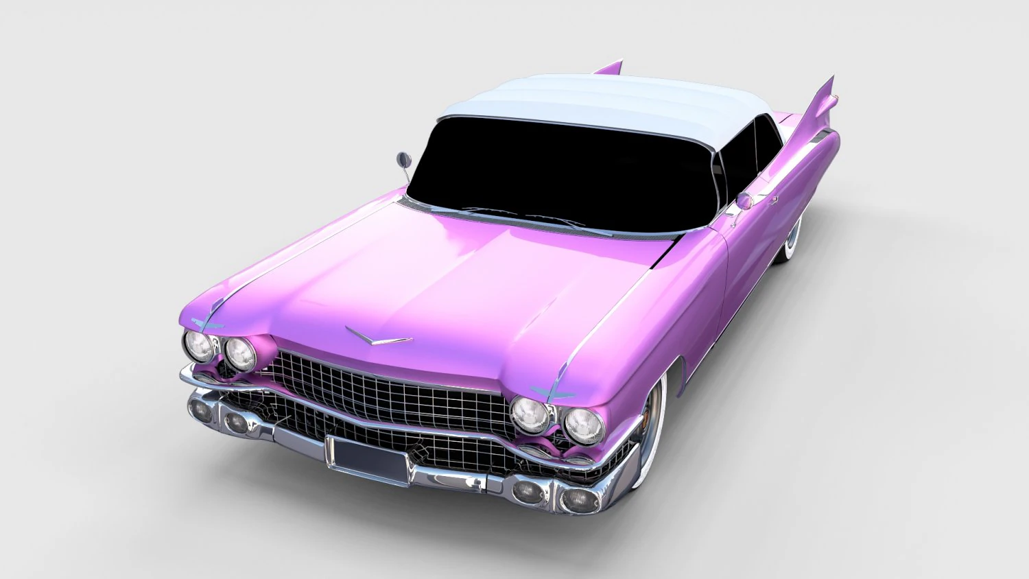 1959 cadillac eldorado 62 series convertible rev 3D Model .c4d .max .obj .3ds .fbx .stl .blend 