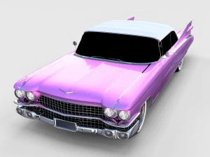1959 cadillac eldorado serie 62 convertible rev Modelo 3D