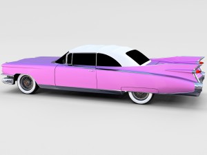 1959 cadillac eldorado 62 series convertible rev Modelo 3D
