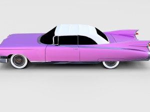 1959 cadillac eldorado 62 series convertible rev Modelo 3D
