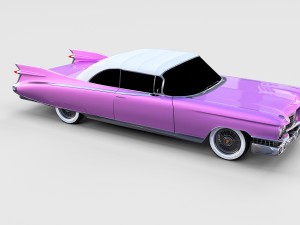 1959 cadillac eldorado 62 series convertible rev Modelo 3D