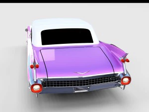 1959 cadillac eldorado 62 series convertible rev 3D Model