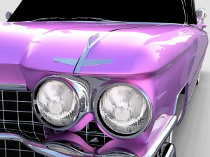 1959 cadillac eldorado 62 series convertible rev 3D Model