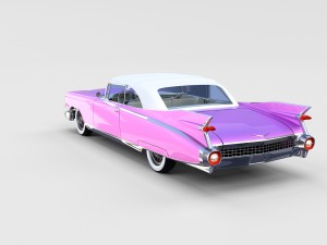 1959 cadillac eldorado biarritz top rev 3D Model