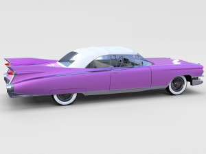 1959 cadillac eldorado biarritz top rev 3D Model