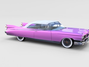 1959 cadillac eldorado biarritz top rev 3D Model