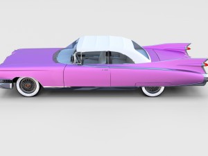 1959 cadillac eldorado biarritz top rev 3D Model