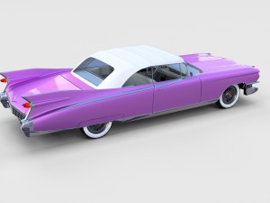 1959 cadillac eldorado biarritz top rev 3D Model
