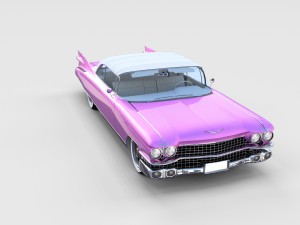 1959 cadillac eldorado biarritz top rev 3D Model