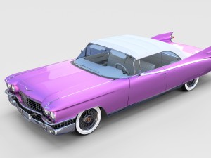 1959 cadillac eldorado biarritz top rev 3D Model