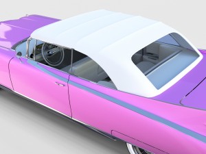 1959 cadillac eldorado biarritz top rev 3D Model