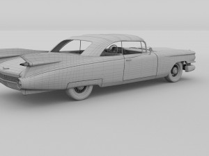 1959 cadillac eldorado biarritz top rev 3D Model