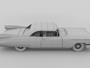 1959 cadillac eldorado biarritz top rev 3D Model