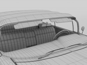 1959 cadillac eldorado biarritz top rev 3D Model