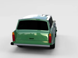 trabant 601 estate rev 3D Model