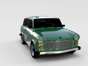 trabant 601 estate rev 3D Model
